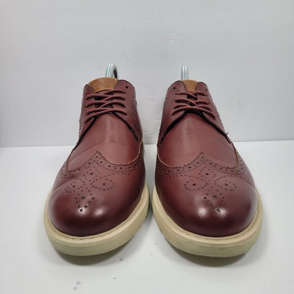 XRay Men's Burgundy Brogue Design Oxfords Shoes XRW642 US Size 10 - Picture 3 of 11